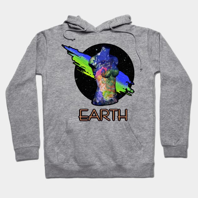 Heavenly Bodies - Earth Hoodie by Leroy Binks